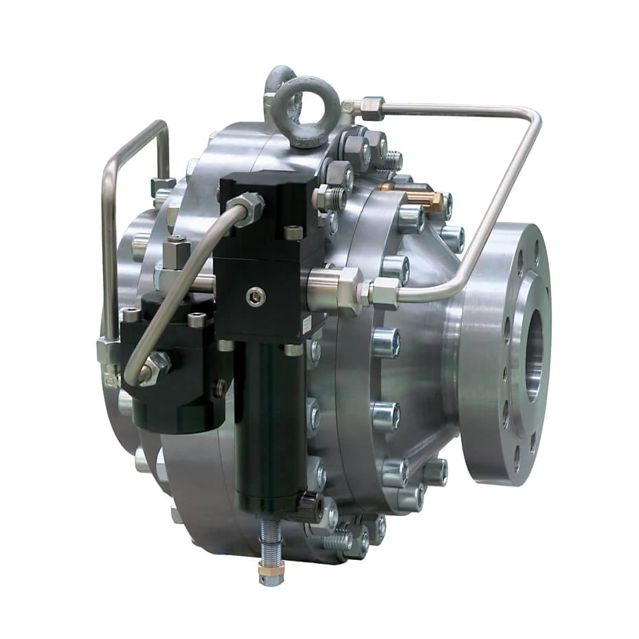 ASX 176 pilot operated high pressure gas regulator, flanged, fail close, by Pietro Fiorentini