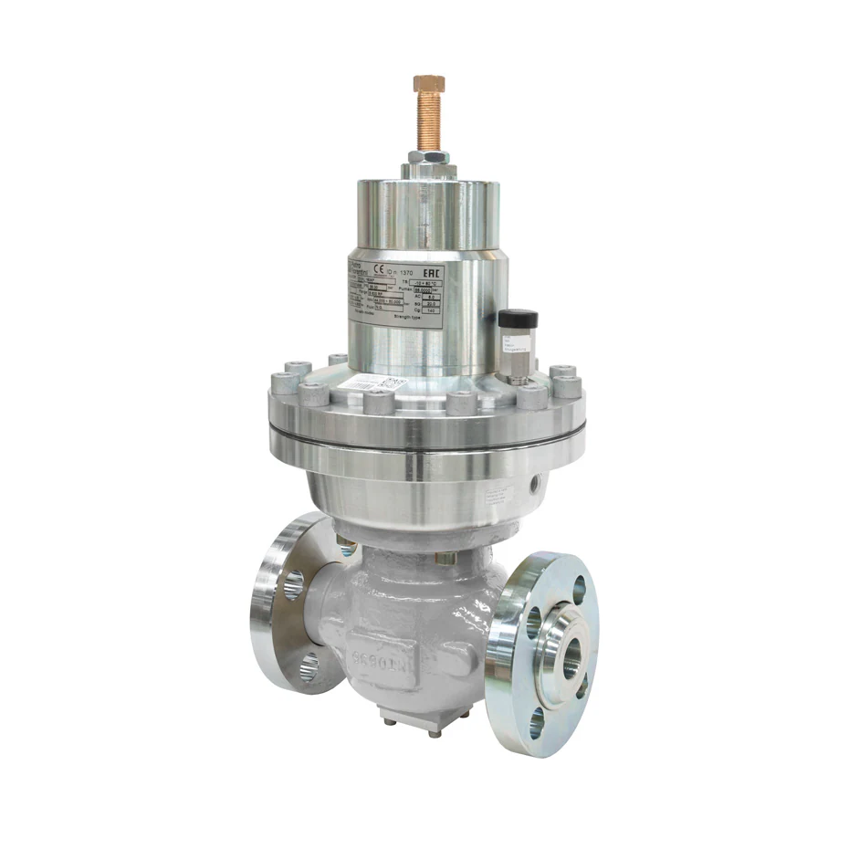 Dival 160 AP direct operated high pressure gas regulator, 1 inch flanged body, by Pietro Fiorentini