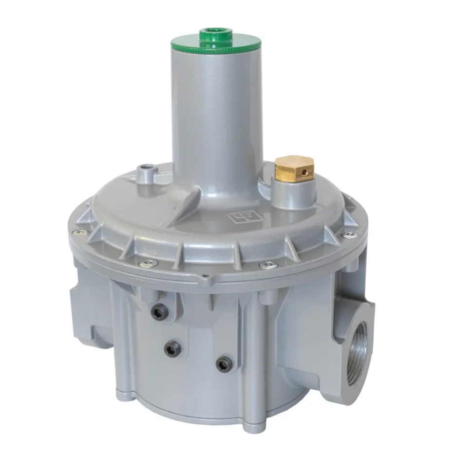 Governor 2 PSIG (PFG300) line gas pressure regulator, threaded body, by Pietro Fiorentini