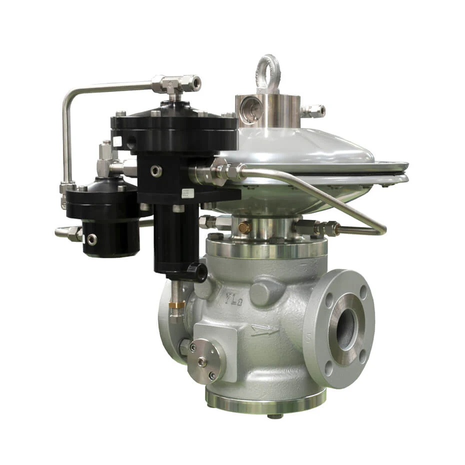 Reval 182 pilot operated gas pressure regulator for distribution networks, flanged, by Pietro Fiorentini