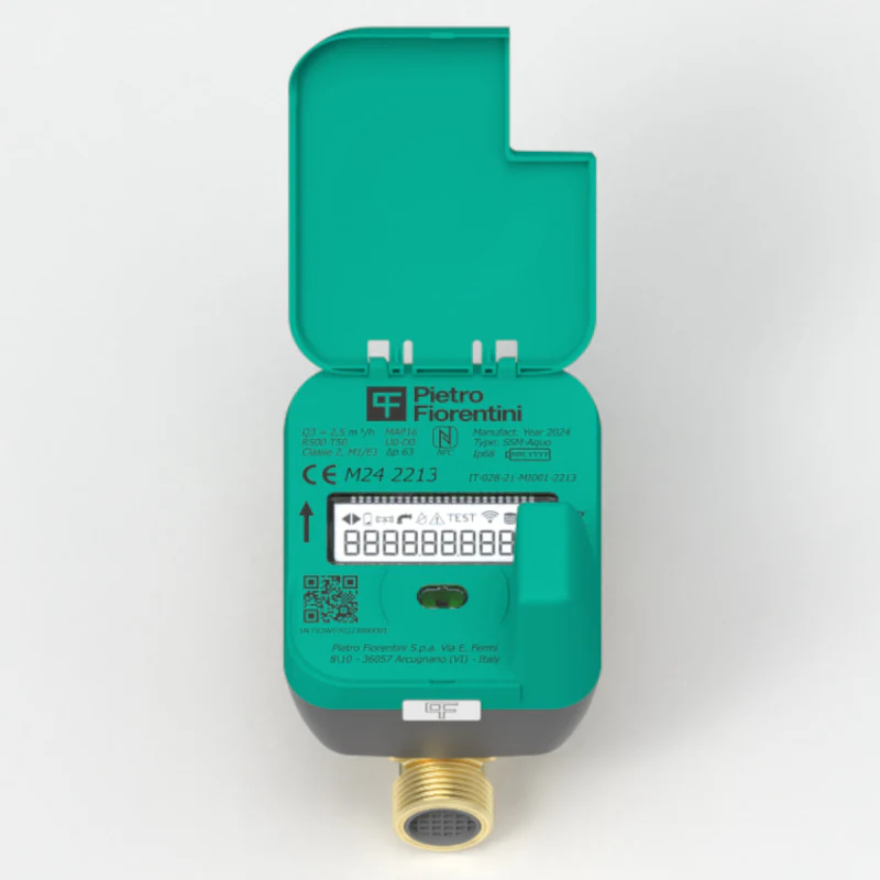 SSM-AQUO ultrasonic smart water meter, no moving parts, IP68, by Pietro Fiorentini