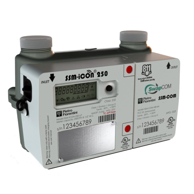 SSM-iCON 250 Commercial Smart Gas Meter - Pietro Fiorentini