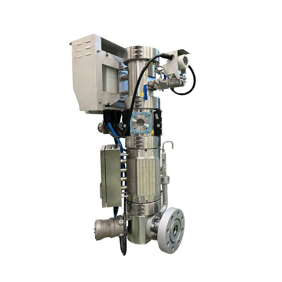 Totem non-radioactive multiphase flow meter, Venturi plus microwave WLR, by Pietro Fiorentini