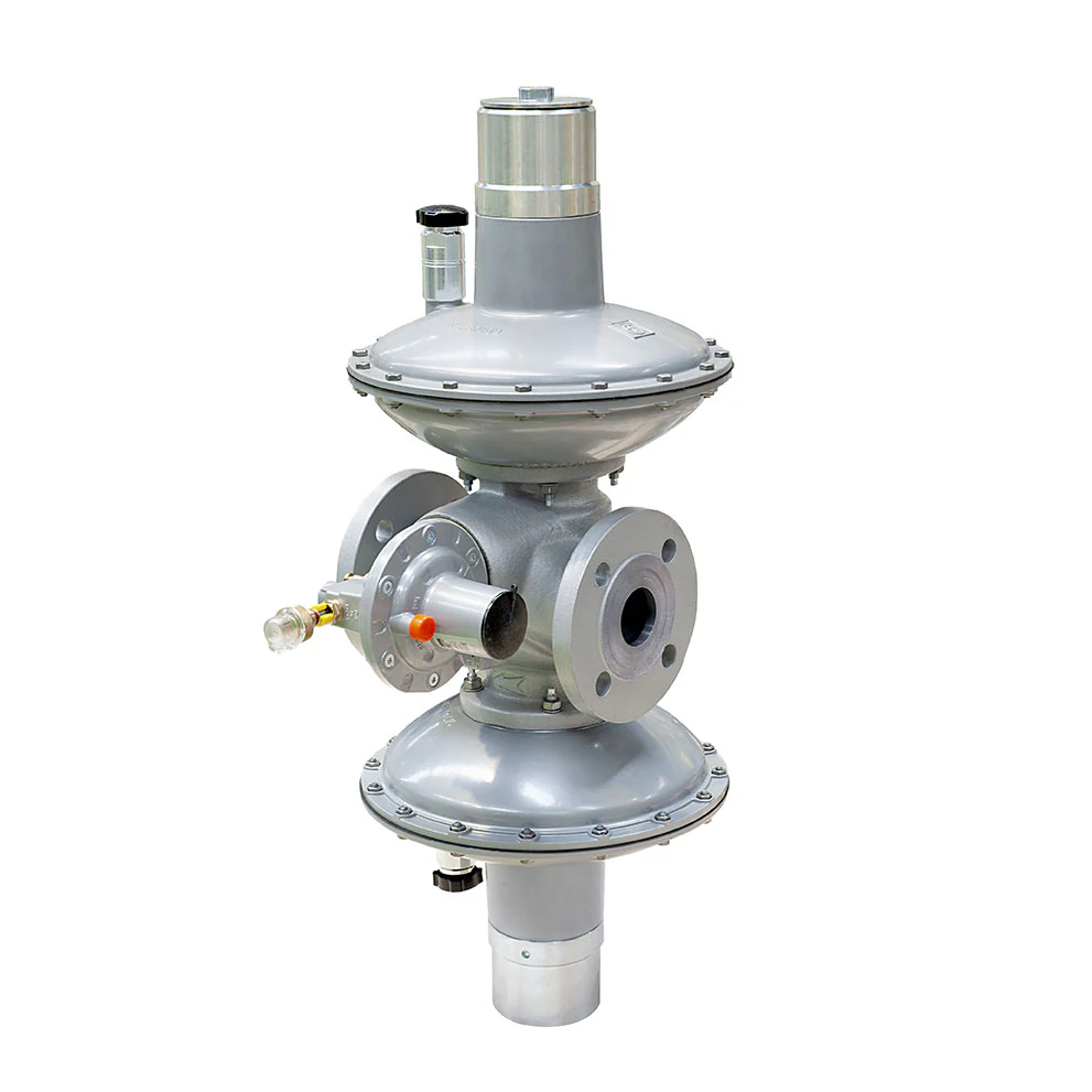 Trias direct operated medium-low pressure gas regulator, flanged, fail open, by Pietro Fiorentini