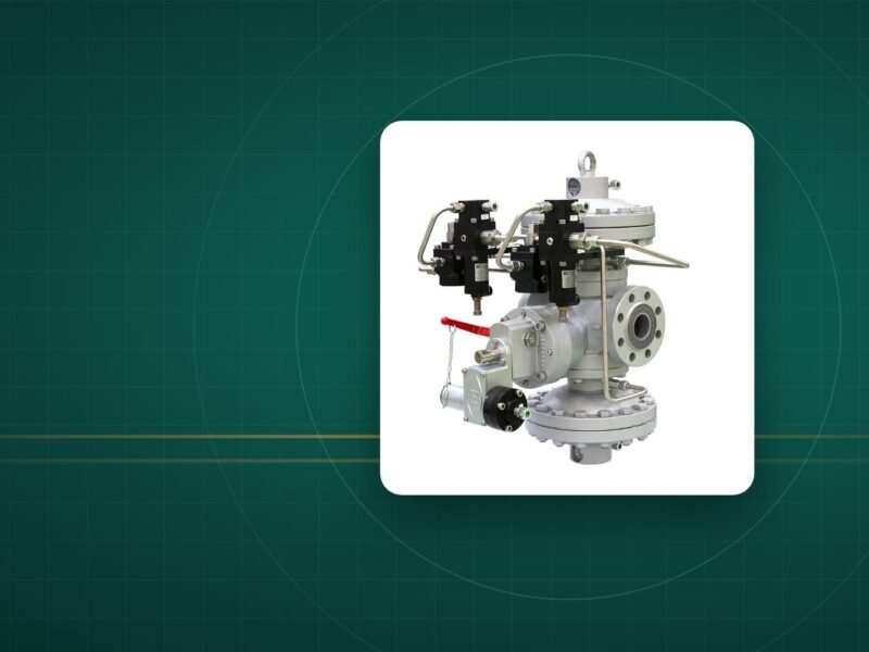 Pietro Fiorentini Terval AP pilot-operated gas pressure regulator with monitor and slam shut on one body